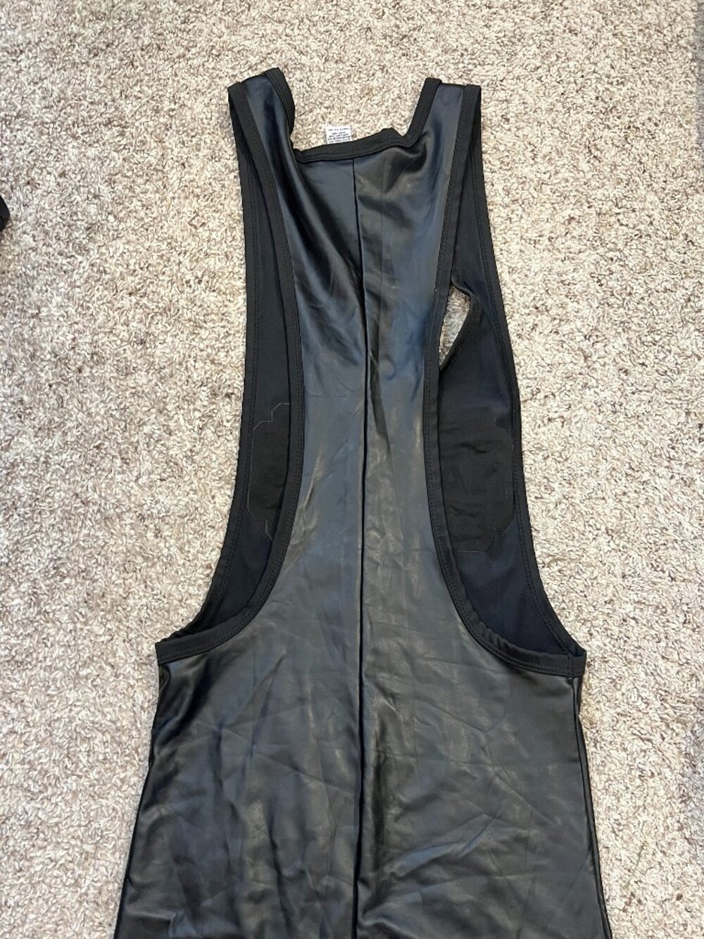 Nasty Pig Contrast Rubber Singlet Black - Picture 2 of 7